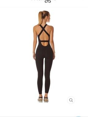 Noli Burgundy Sleeveless Scoop Neck Jumpsuit XL Worn Once